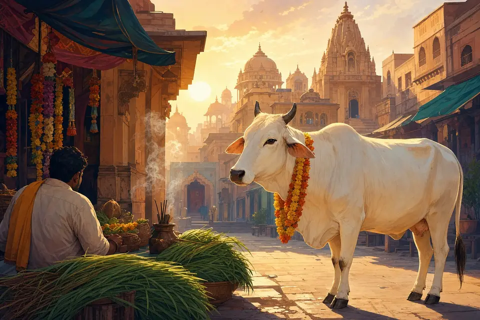 The cow