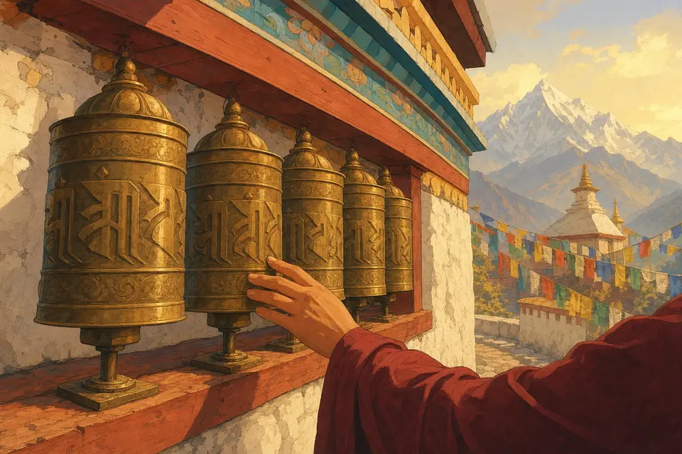 Prayer wheels